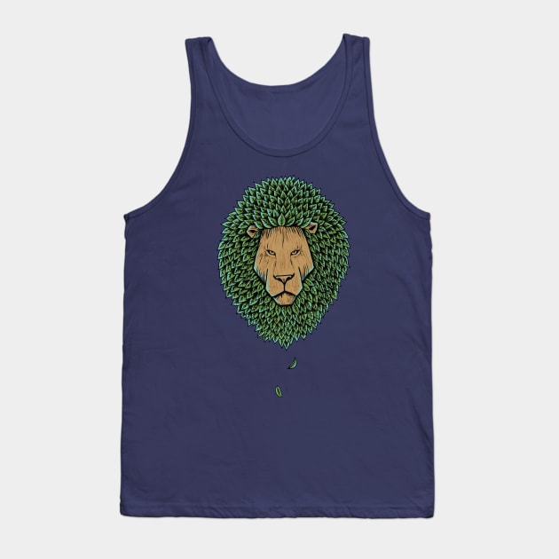 wood lion Tank Top by coffeeman